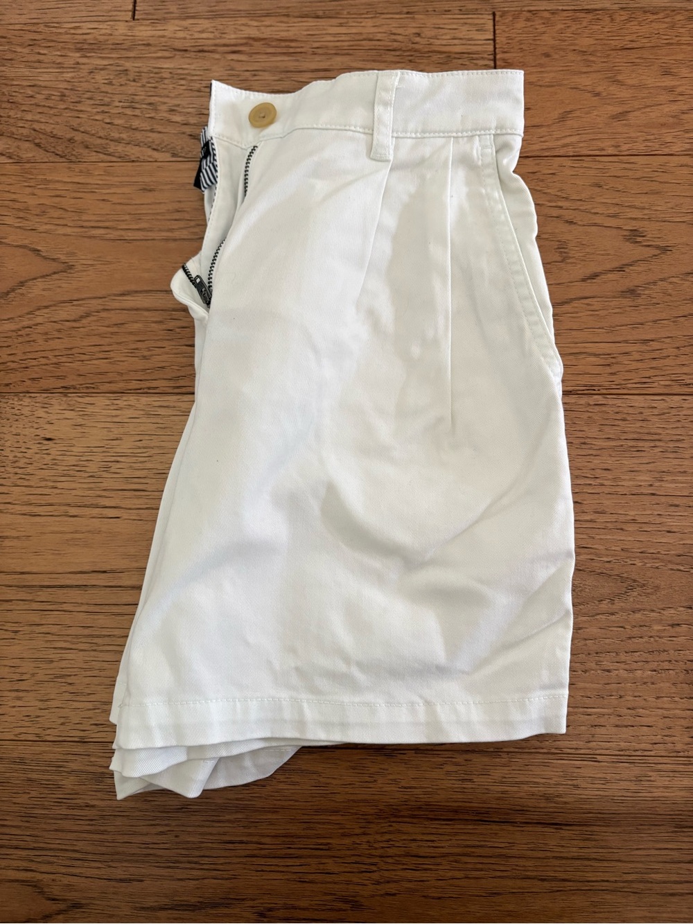 J. Crew White Pleated Front Women's Shorts